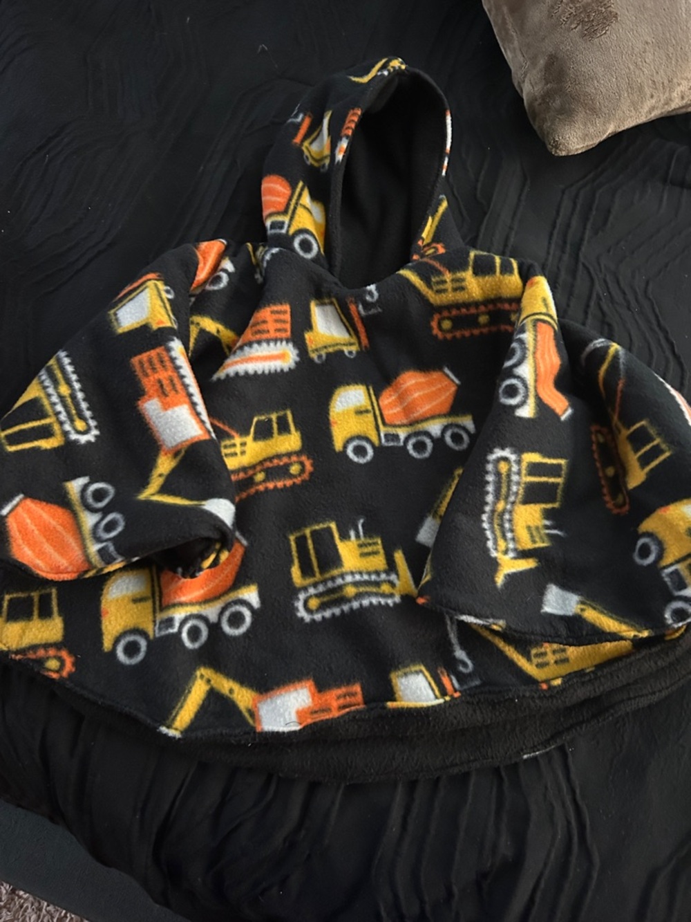Homemade Boys Car seat Poncho!
